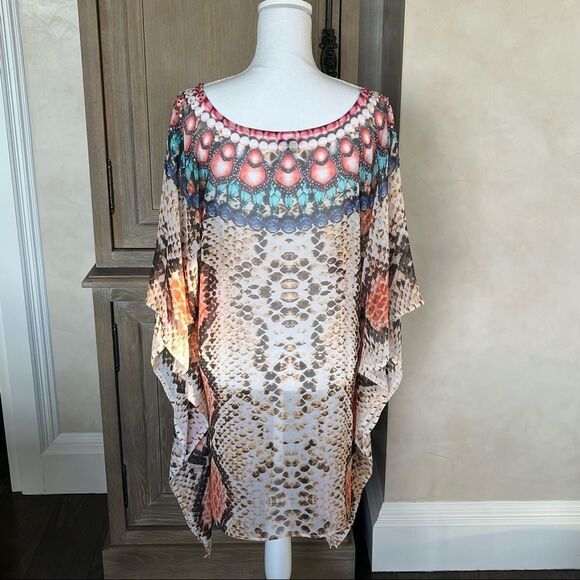 Ranee’s Designer Kaftan size XL NWOT swimwear coverup - Picture 6 of 15
